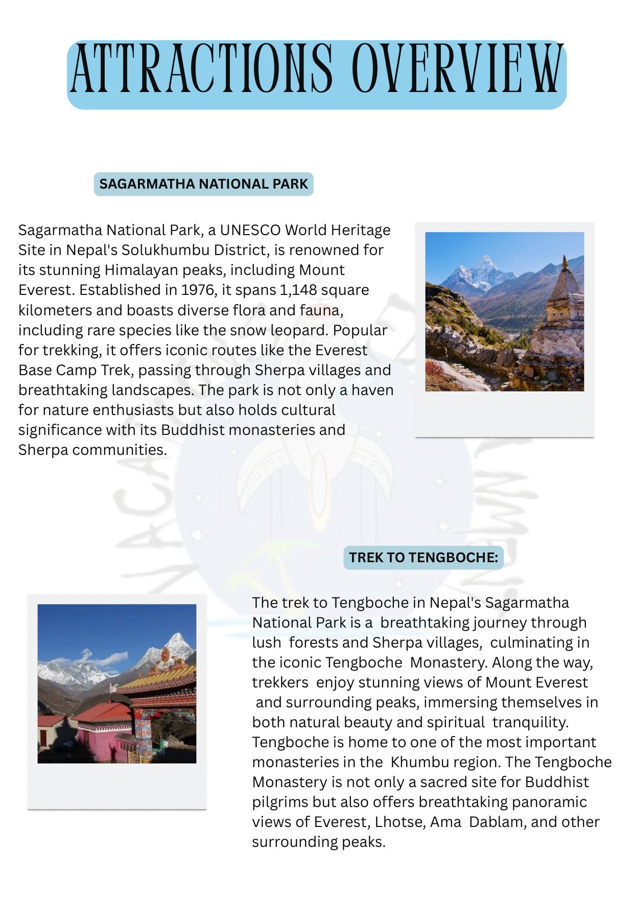 Everest Base Camp Trek itinerary &ndash; page 4