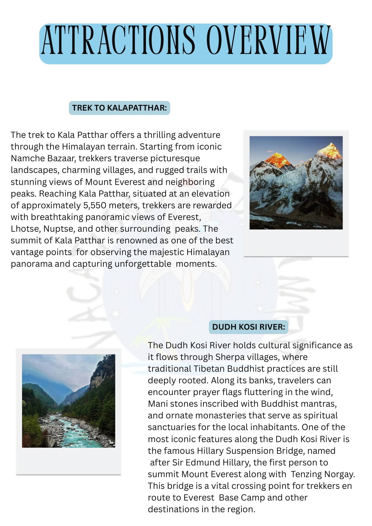 Everest Base Camp Trek itinerary &ndash; page 6