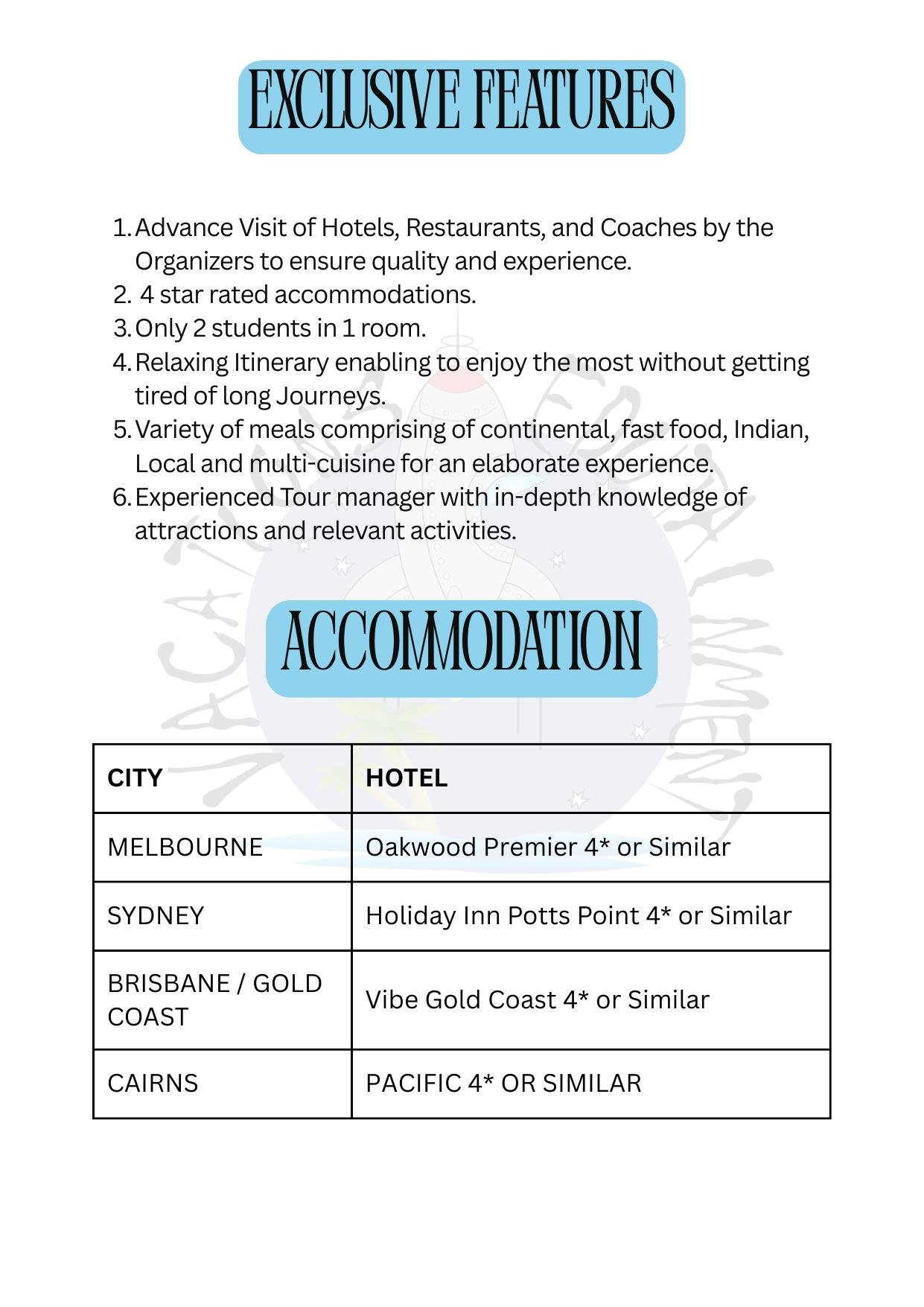 Exploring Australia itinerary &ndash; page 9