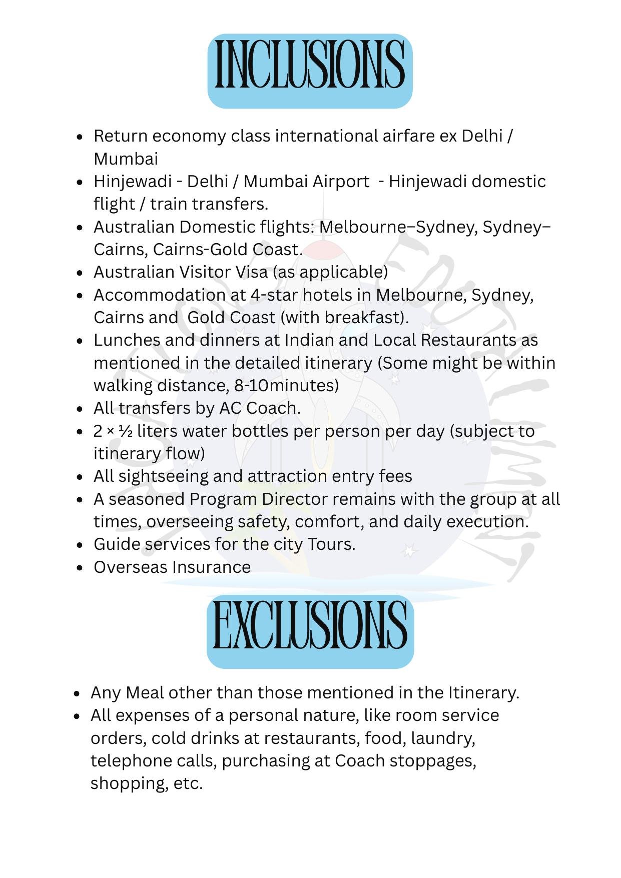 Exploring Australia itinerary &ndash; page 10