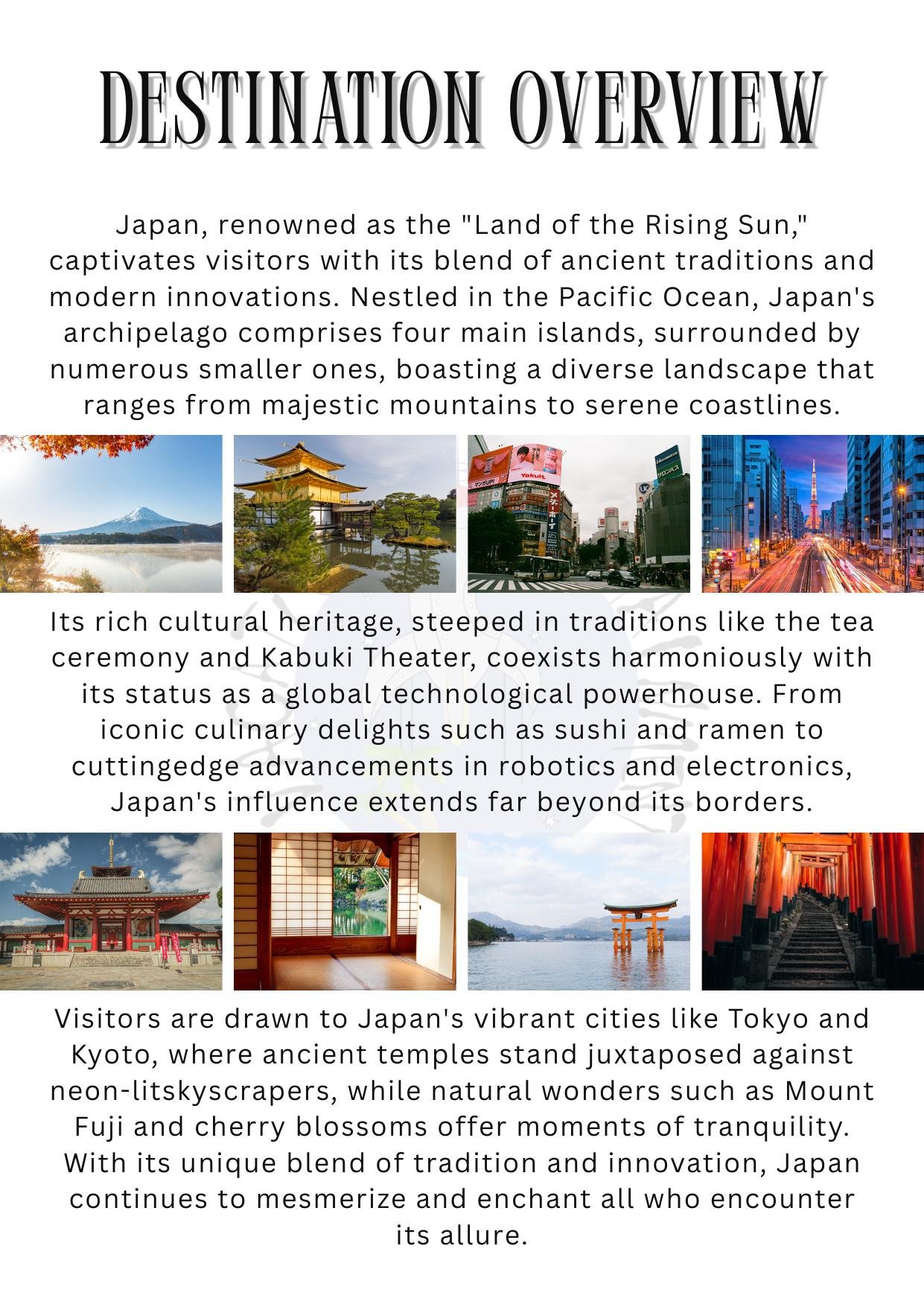 Japan – The Land of the Rising Sun itinerary &ndash; page 2