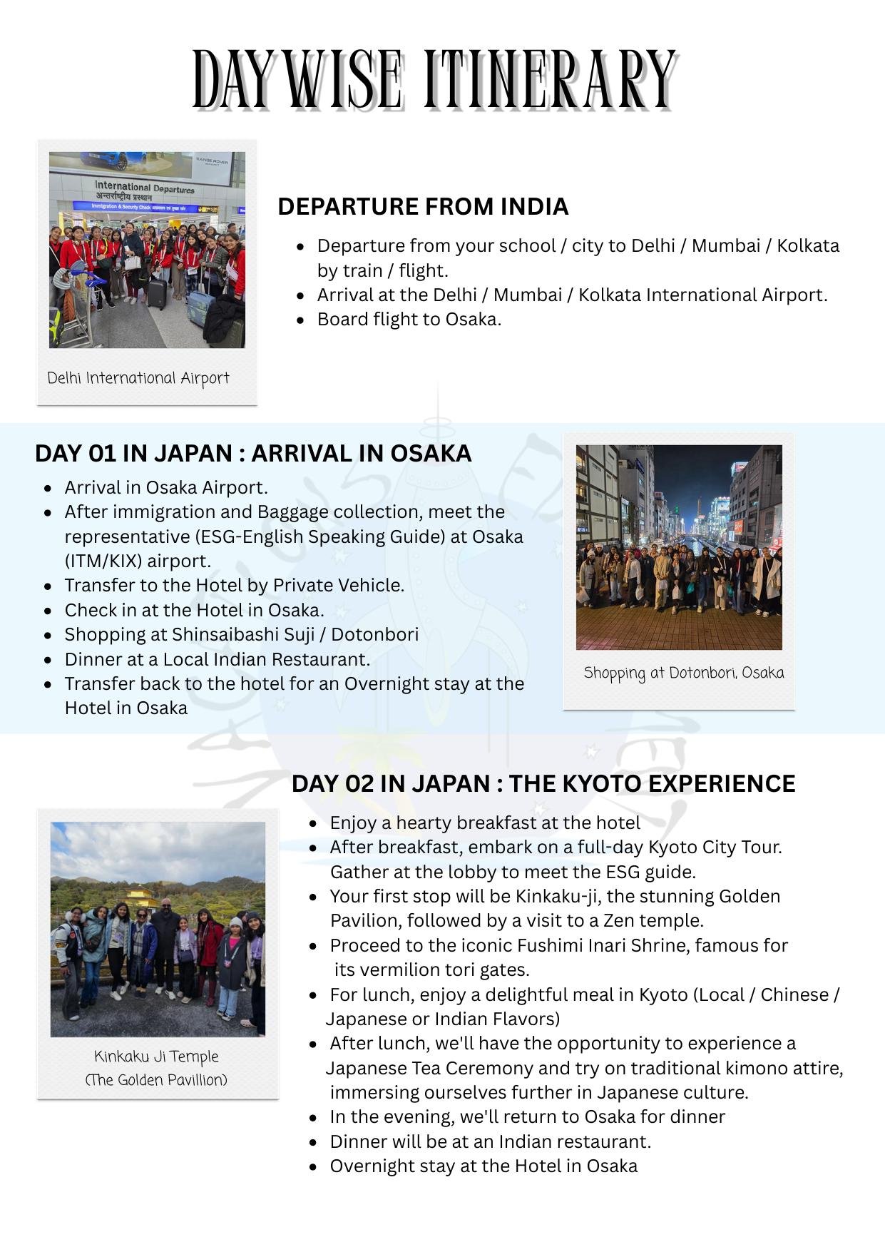 Japan – The Land of the Rising Sun itinerary &ndash; page 5