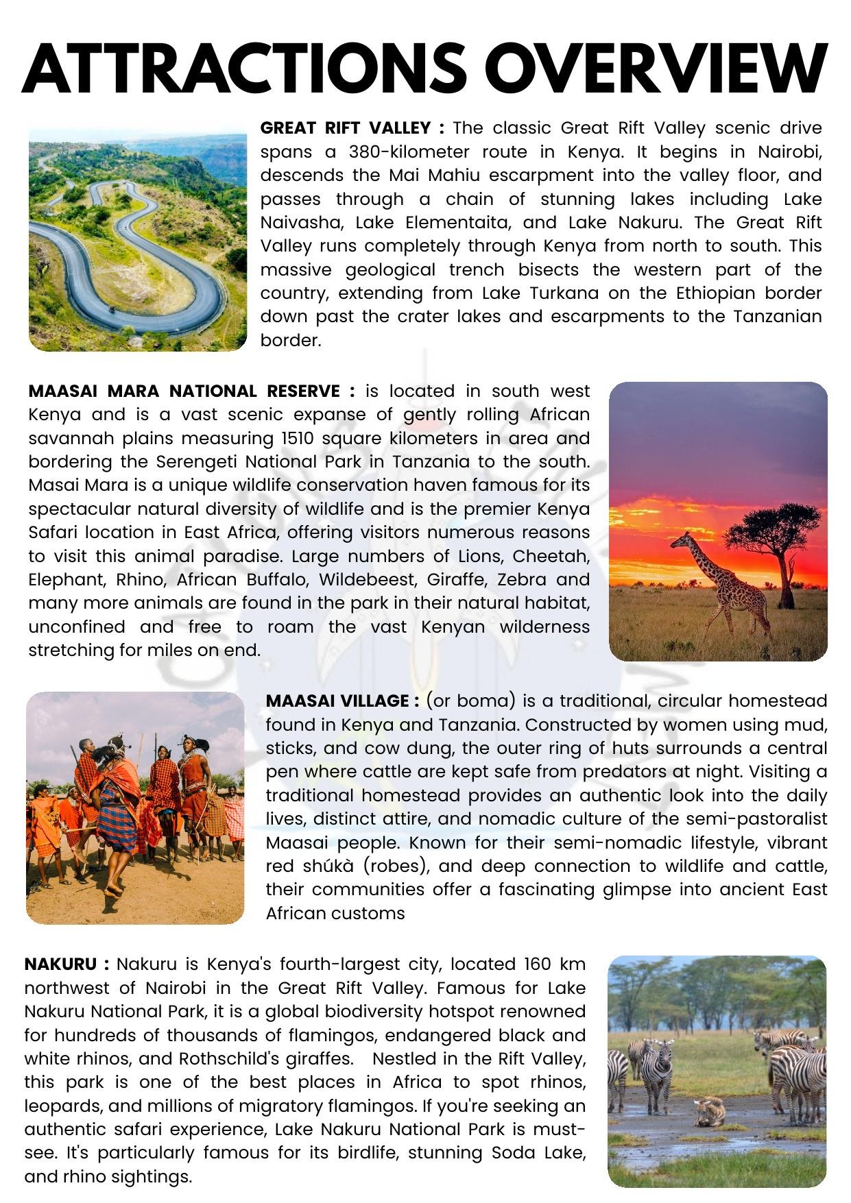 Kenya Exploration itinerary &ndash; page 2
