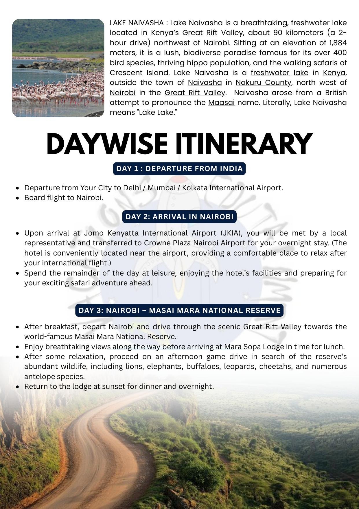 Kenya Exploration itinerary &ndash; page 3