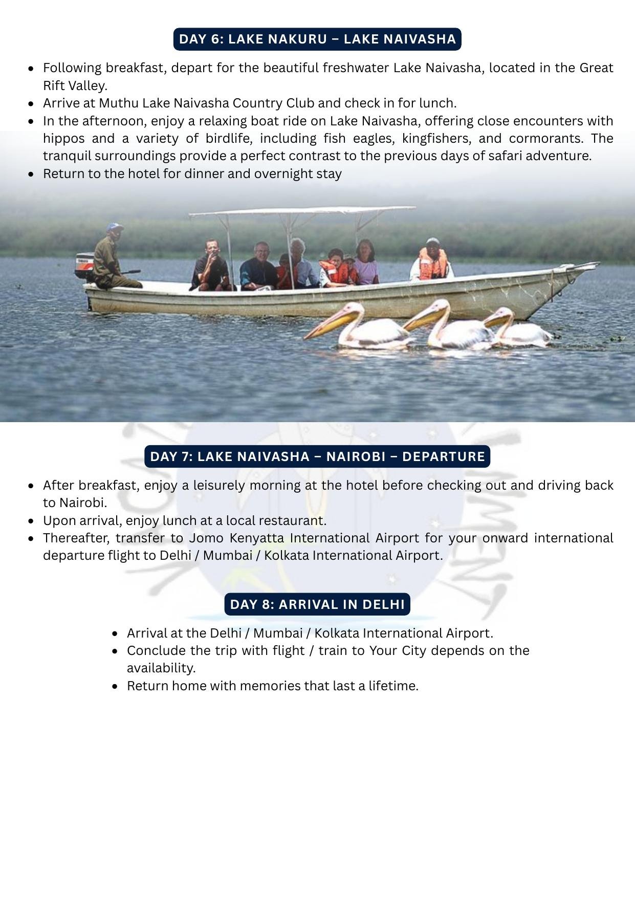 Kenya Exploration itinerary &ndash; page 5
