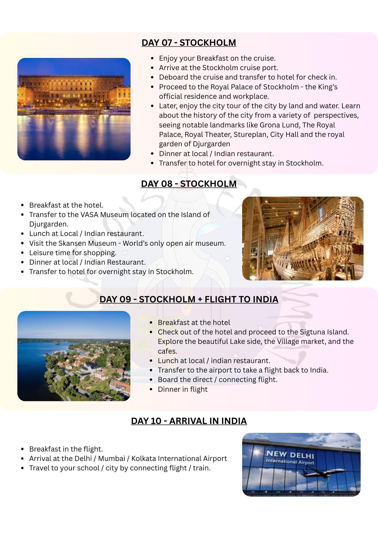 Scandinavian Vanguard itinerary &ndash; page 6
