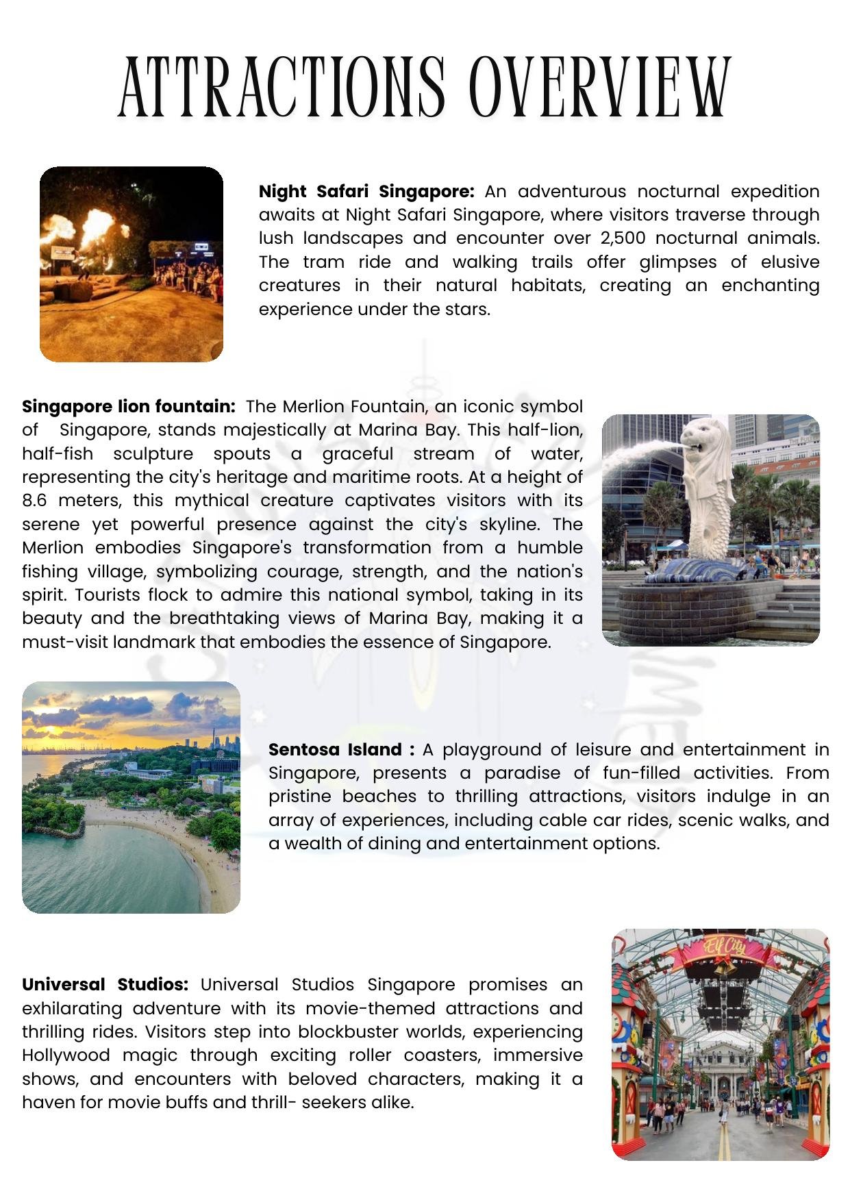 Singapore itinerary &ndash; page 3