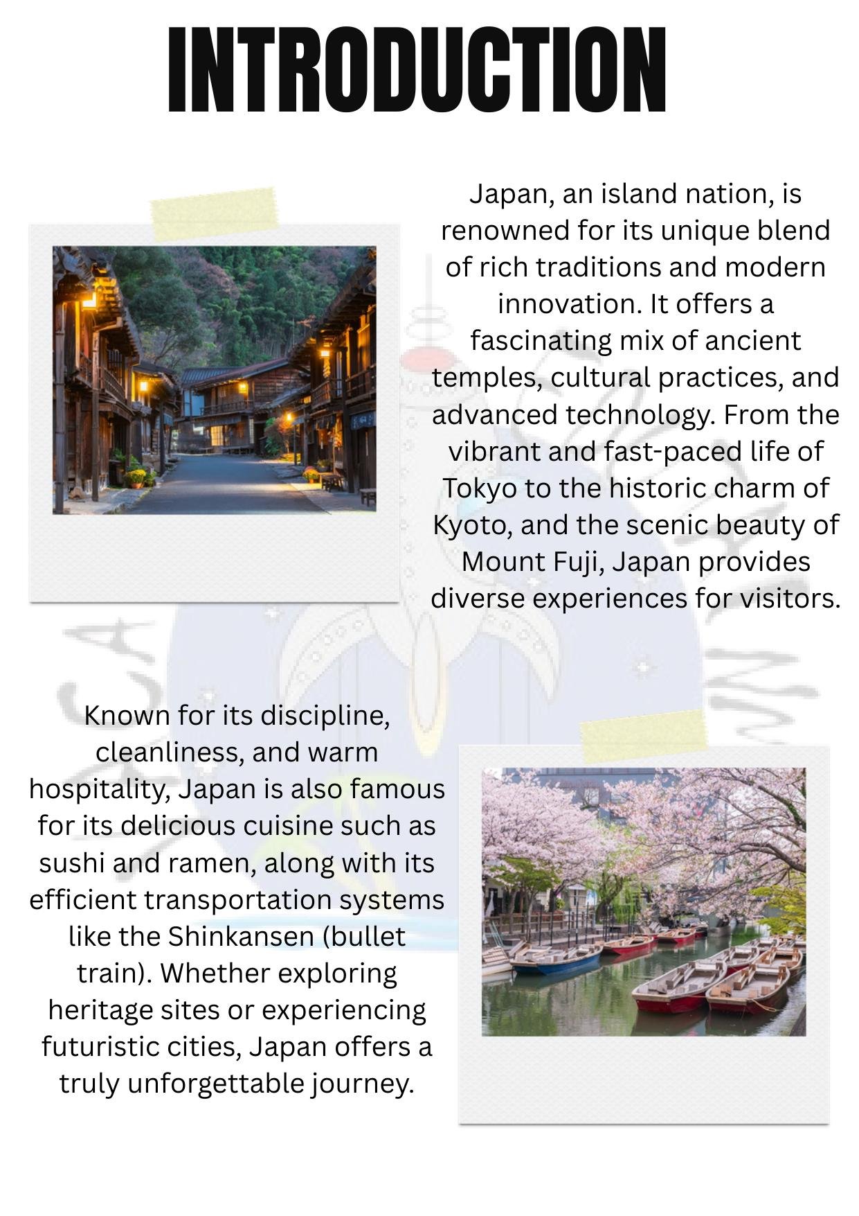 Exploring Japan Student Exchange itinerary &ndash; page 2