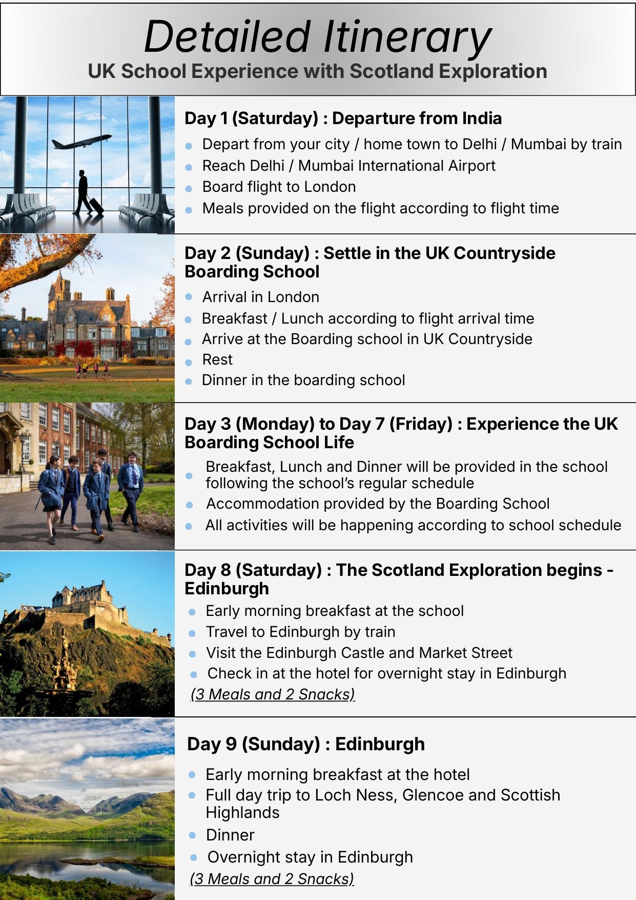 UK School Experience with Scotland itinerary &ndash; page 5