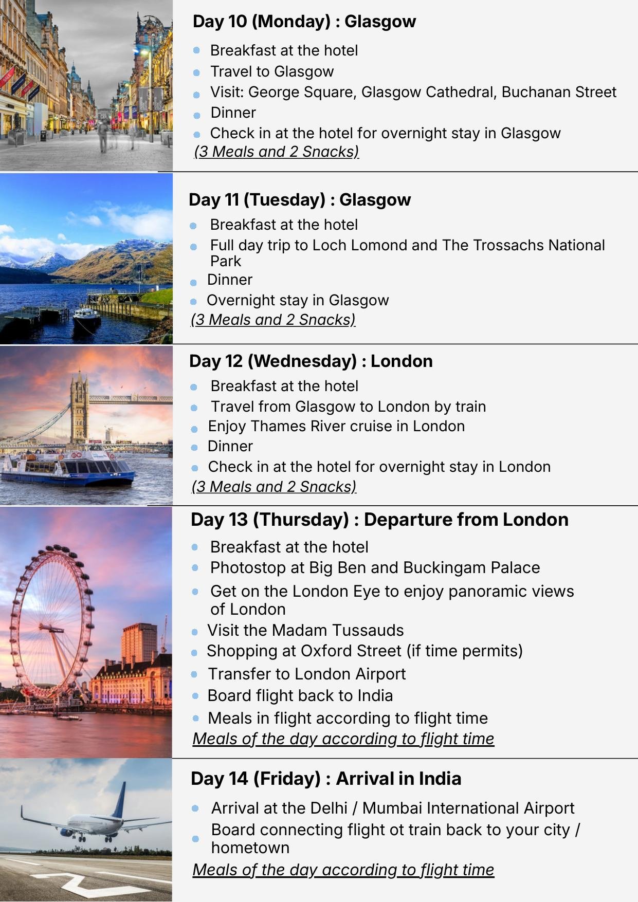 UK School Experience with Scotland itinerary &ndash; page 6